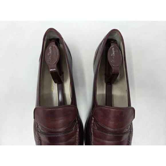 BALLY MADE IN SWITZERLAND MEN’S BROWN LEATHER BARNES DRESS LOAFERS US SIZE 12 M